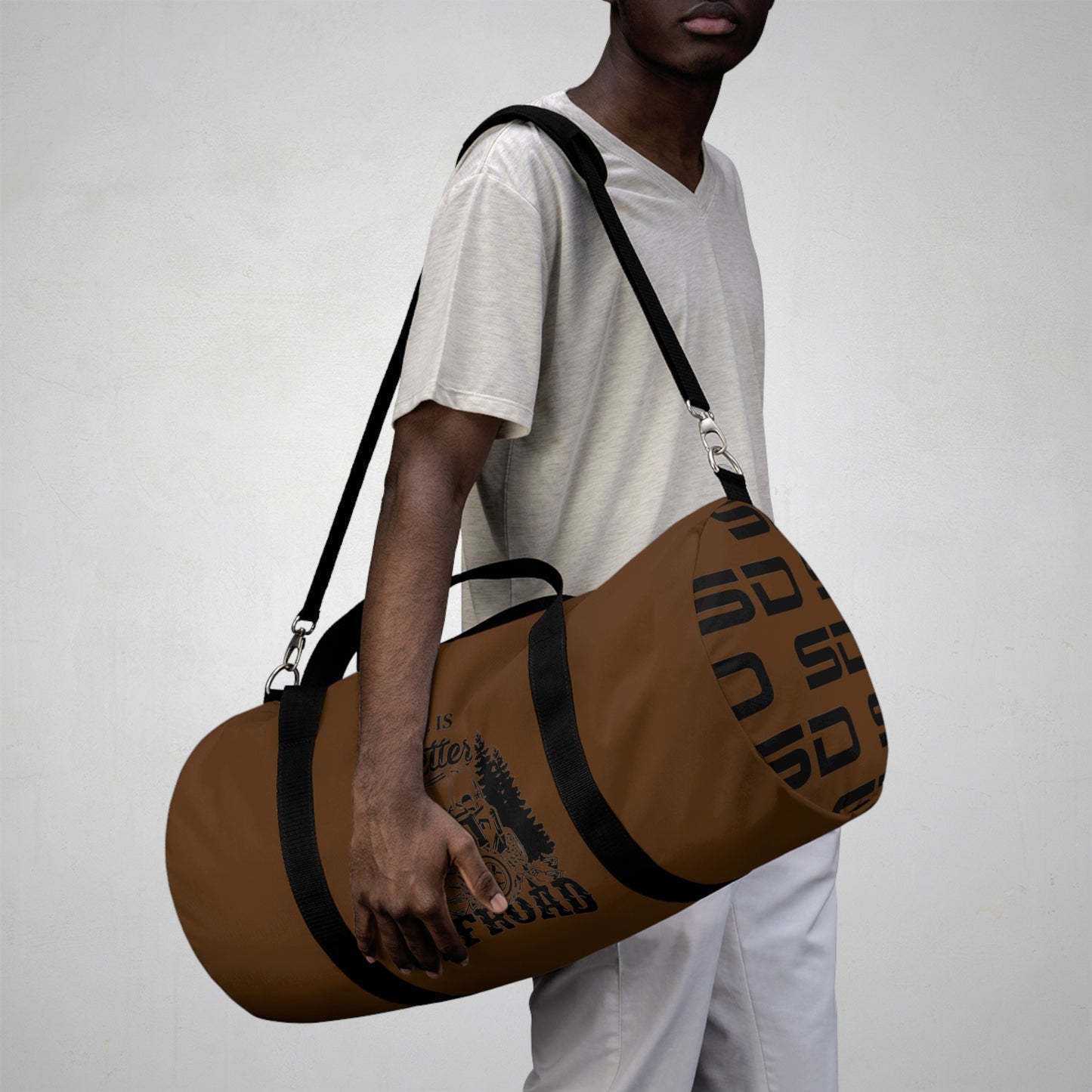 "LIFE IS BETTER OFF ROAD" Weekend Duffel Bag
