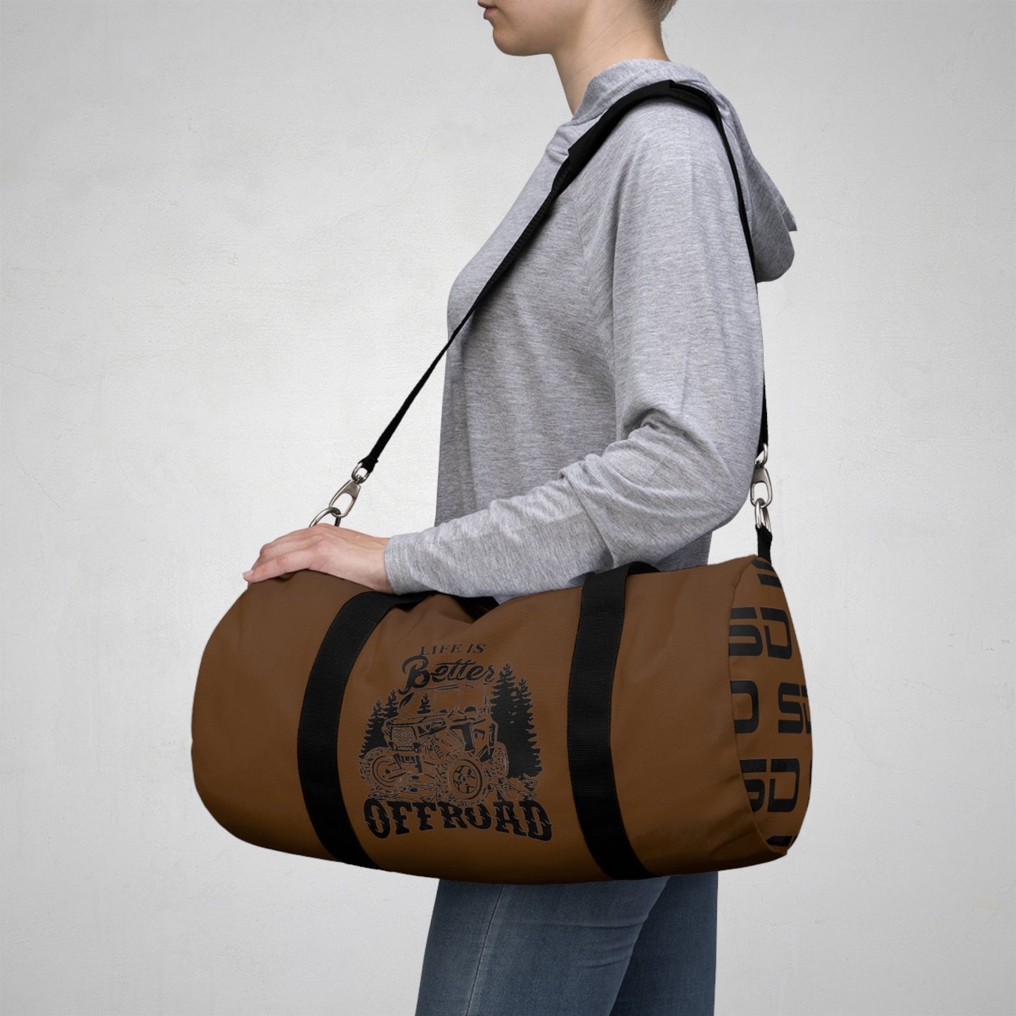 "LIFE IS BETTER OFF ROAD" Weekend Duffel Bag