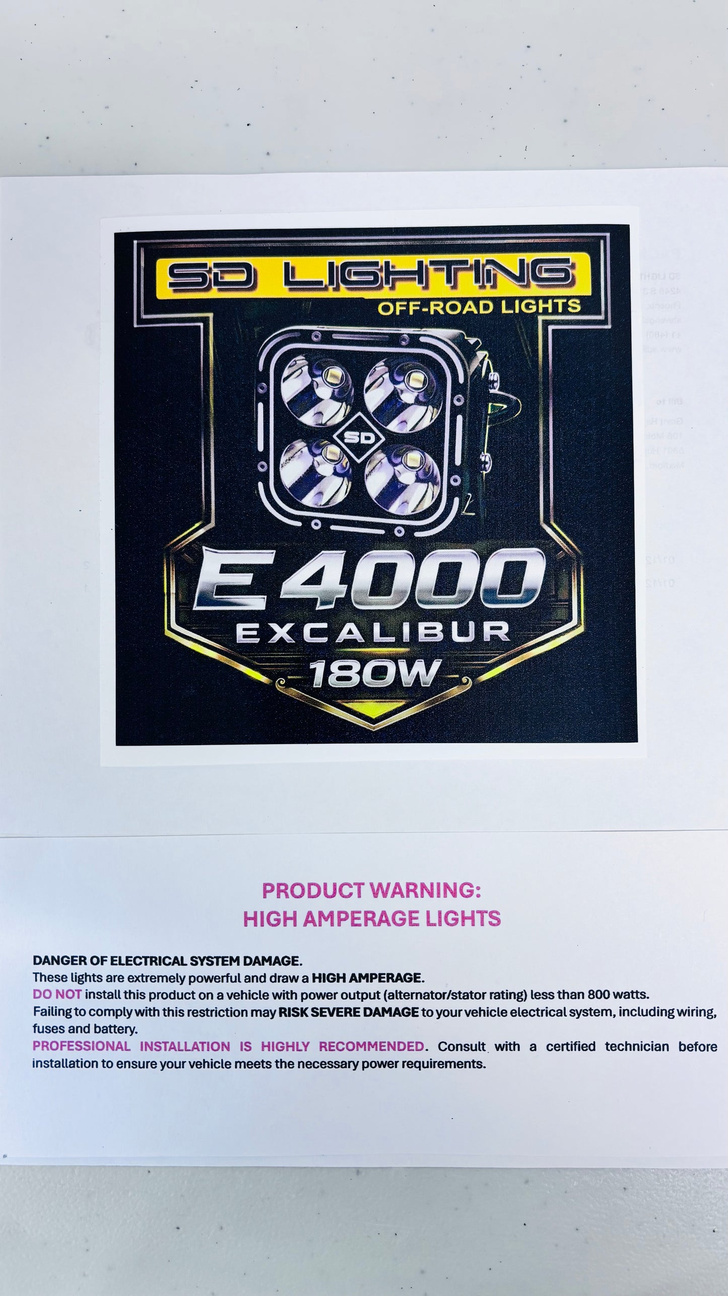 *** NEW E4000 (EXCALIBUR) CNC ALUMINUM (SOLD INDIVIDUALLY) ***
