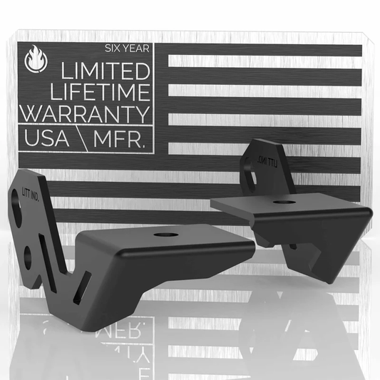 Litt Industries Gusseted Light Pod Mounts Brackets for Polaris RZR A Pillar