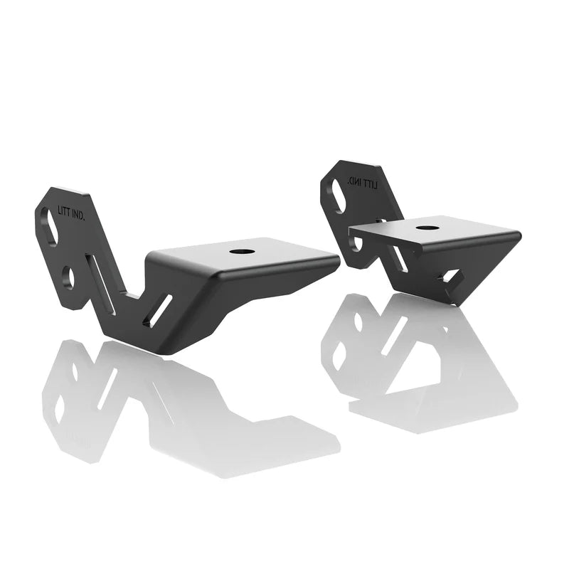 Litt Industries Gusseted Light Pod Mounts Brackets for Polaris RZR A Pillar