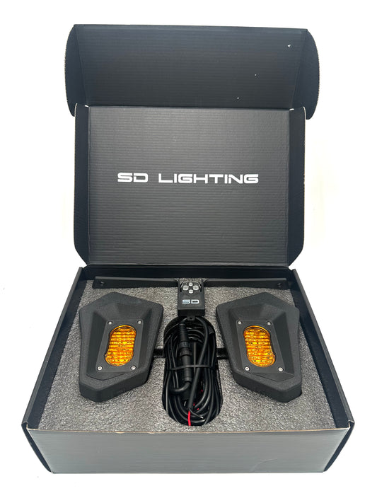 Can Am Mav R Chase Lights Kit WITH HARNESS (SET) (Please Read- IT WILL NOT work with Maverick R Max)